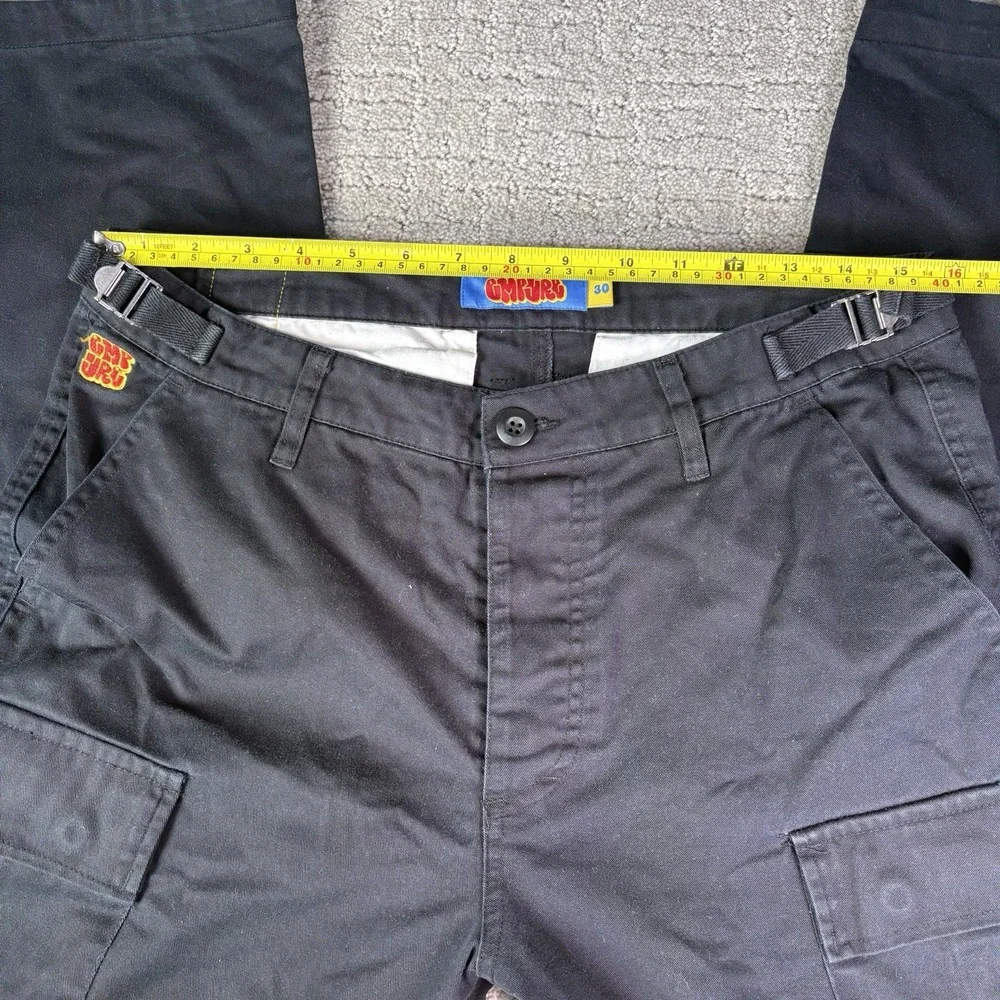 Empyre Cargo Pants 30 Baggy Carpenter Double Knee Belted Relaxed Mens Skate